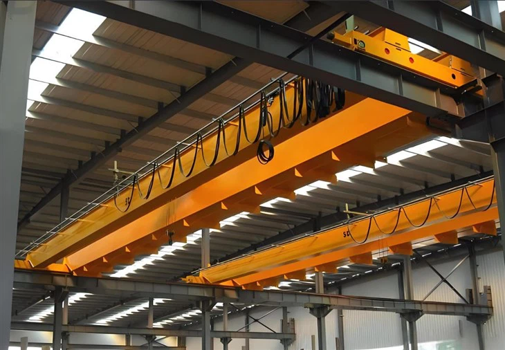 LH Double Girder Overhead Crane Hoist Trolley Bridge Crane high quality