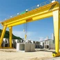 Double Beam Gantry Crane ราคาเรือ Unloader Crane