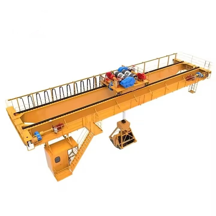 ด้วย Grab Waste Grab Bridge Crane